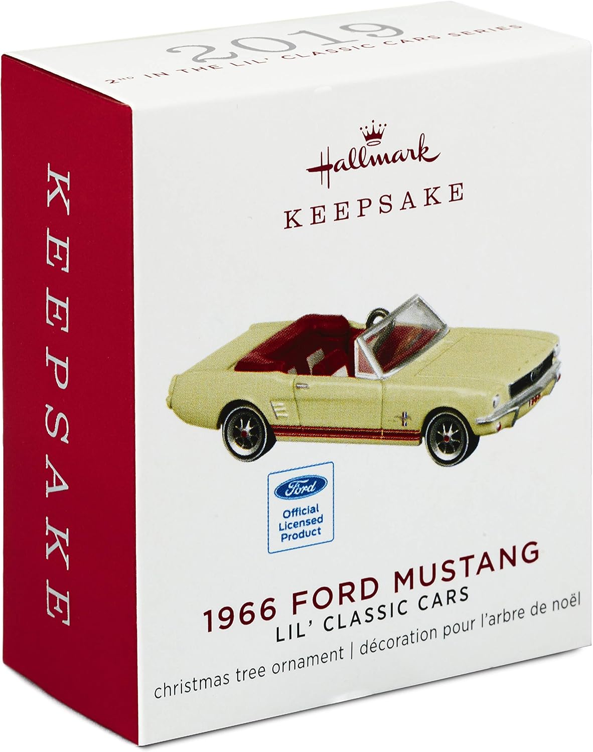 ford coupe occasion on Amazon Com Hallmark Keepsake Mini Christmas Ornament 2019 Year Dated 1966 Lil Classic Cars Miniature Metal 0 57 Ford Mustang Home Kitchen