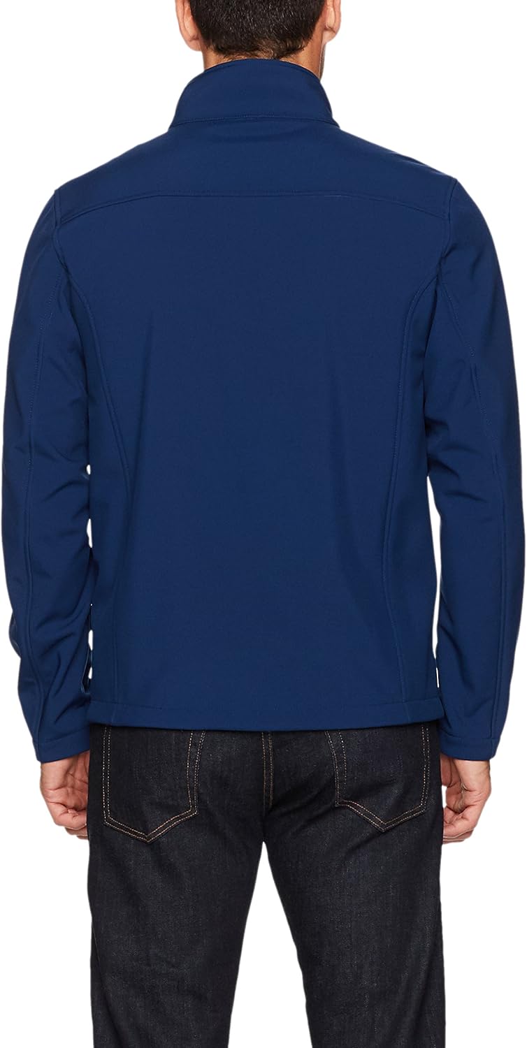  Essentials Men's Water-Resistant Softshell Jacket: Clothing