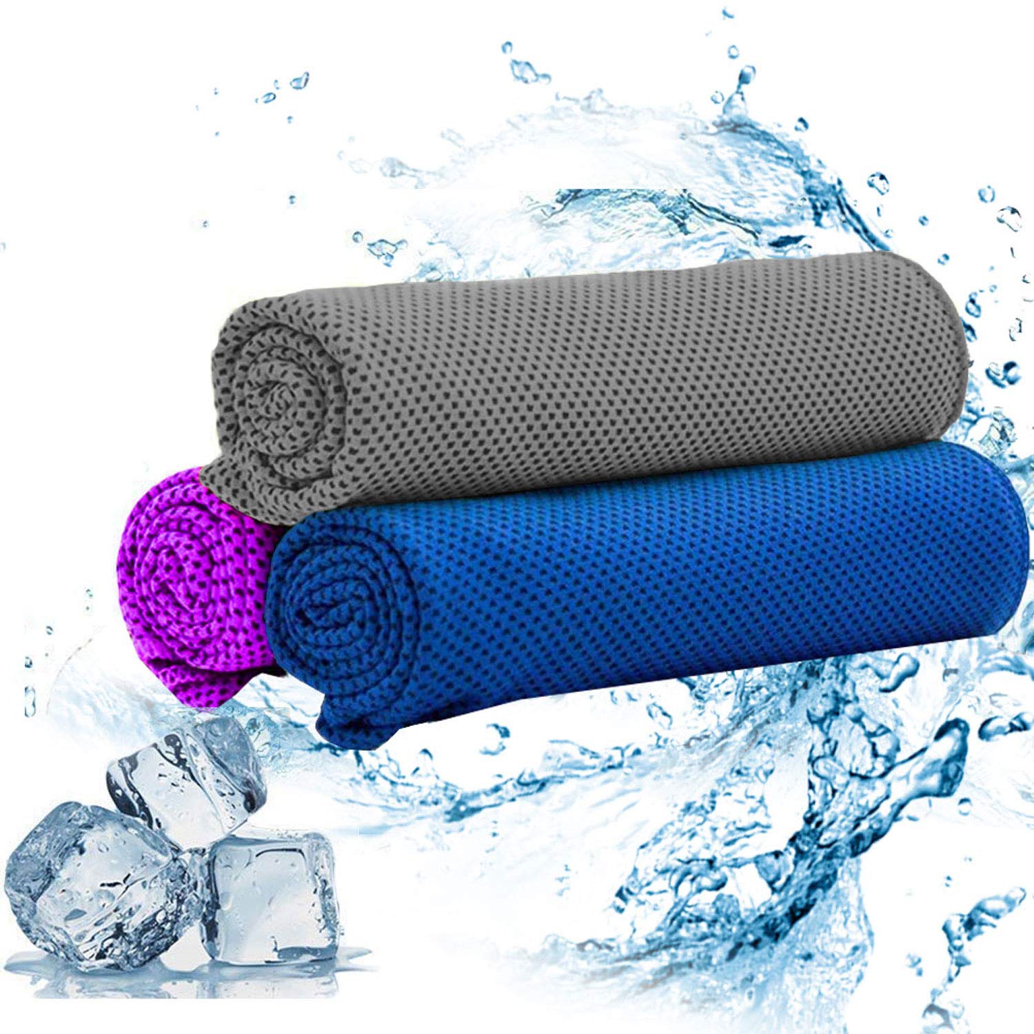 Strauss Anti-Microbial Sports Cooling Towel: Amazon.in: Sports, Fitness ...