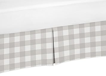 white and grey cot bed