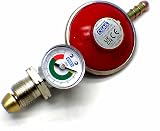 Huddersfield Gas CGAS 37mbar Propane Regulator with Pressure Gauge view 1