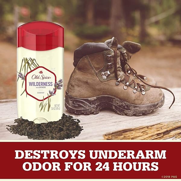 WILDERNESS WITH LAVENDER DEODORANTS FOR MEN 3 OZ (PACK OF 3)