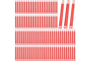 Sotiff 144 Pcs Bright 6 Inch Large Glow Sticks Bulk Emergency Glow in The Dark Sticks with 12 Hour Duration for Camping Hiking Outdoor Parties Activities Survival Storms (Red)