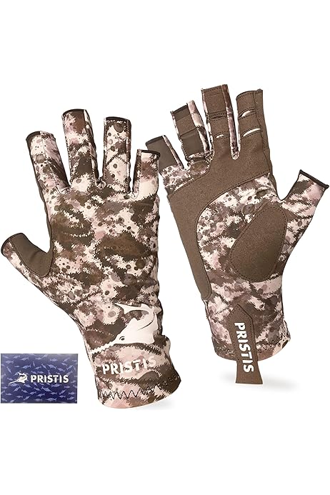 Mossy Creek Simms Wool Half Finger Glove Camo Gloves First Lite