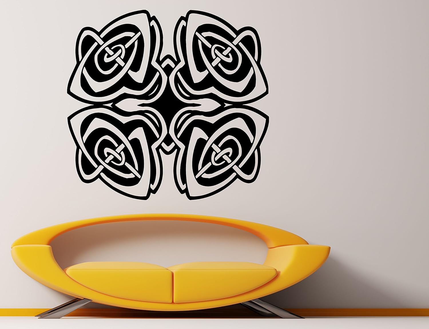 Celtic Cross Wall Decal Celtic Knot Decals Wall Vinyl Sticker Abstract