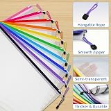 Northern Brothers A4 Zip Wallets 10 pcs PVC Zipper Bags Document Folders view 7