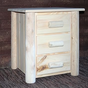 Amazon Com Lakeland Mills Frontier Nightstand Unfinished Furniture Decor