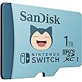 SanDisk 1TB microSDXC Card Licensed for Nintendo-Switch, Pokémon Snorlax Edition - SDSQXAO-1T00-GN6ZK