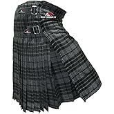 AAR Mens Scottish Tartan Kilt - 13oz Highland Casual Kilt for Men - 11 Tartans
