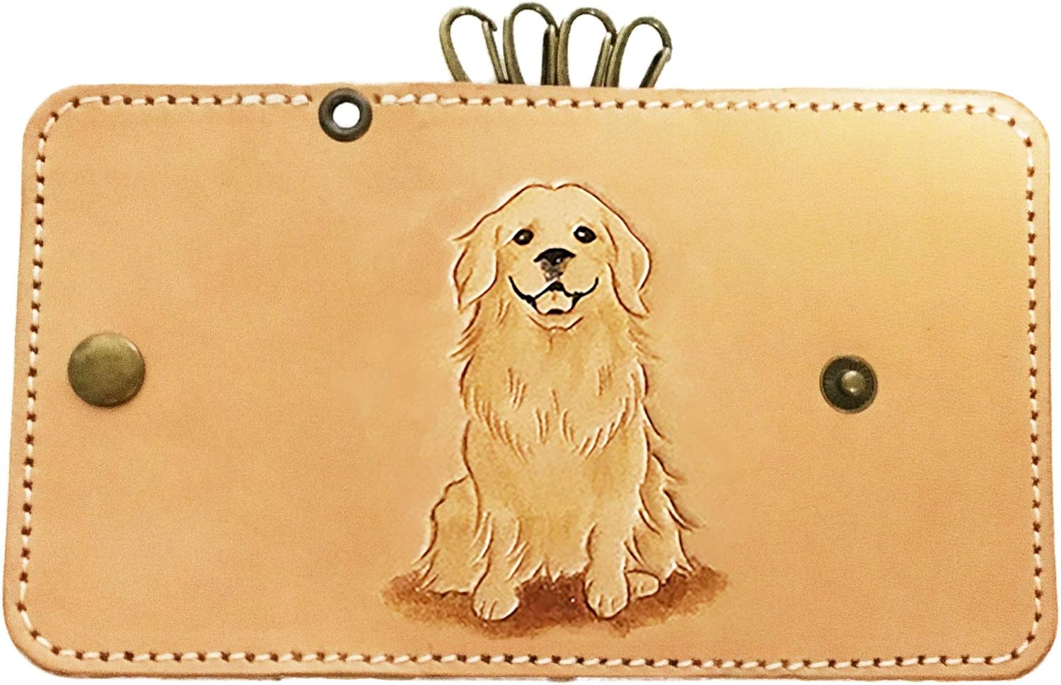 工場直送 ゴールデンレトリバー ブックカバー 文庫 革 犬 かわいい のブックカバー 本革 Dog ペットグッズ 名入れ可 ゴールデンレトリバーグッズ 新品即決 Krplas Net