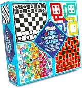 abeec 4 Mini Magnetic Travel Board Games Chess Snakes Ladders Ludo Draughts view 6