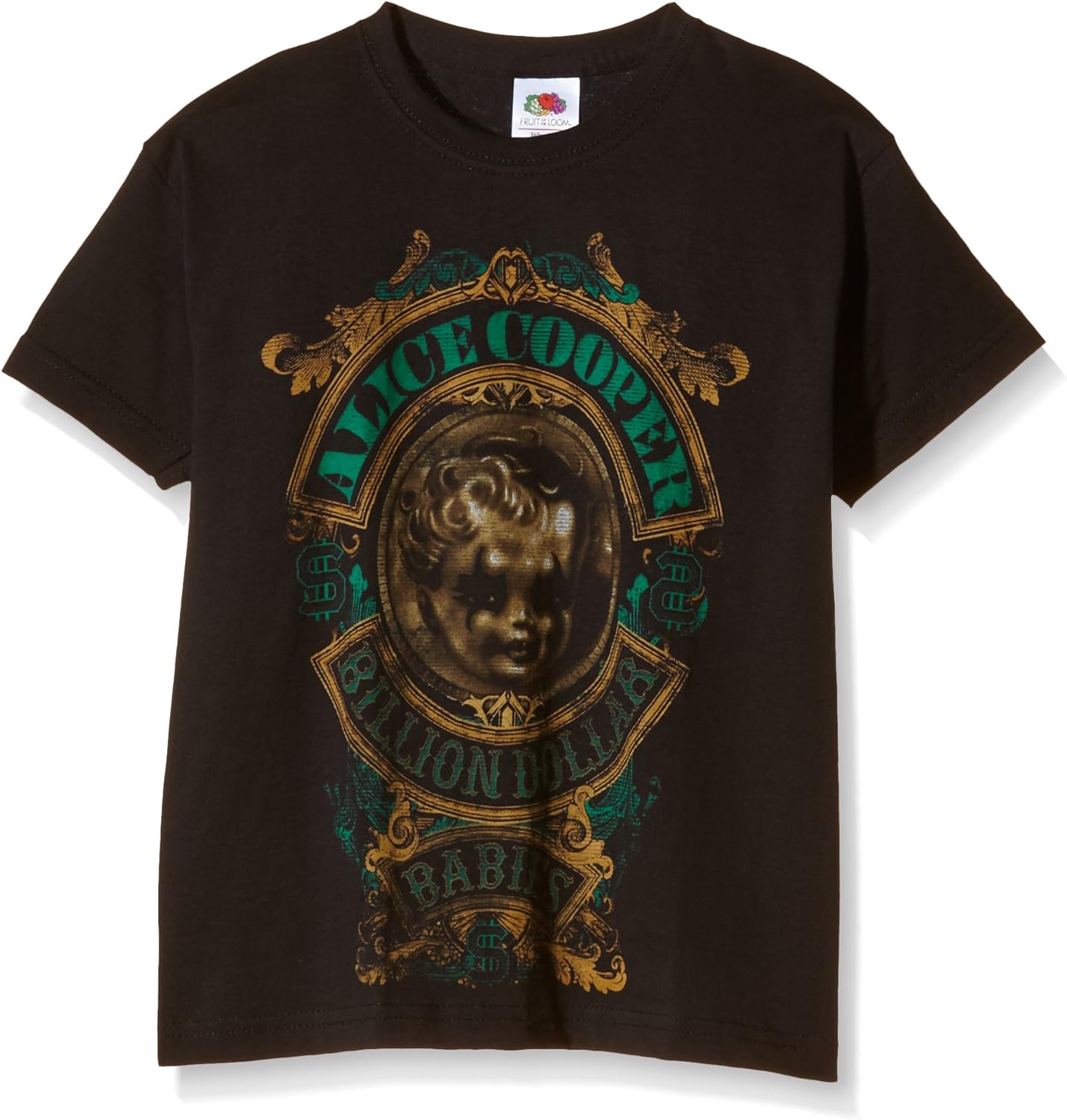 Amazon Com Alice Cooper Baby Boys Billion Dollar Baby Childrens T Shirt Xx Large Black Clothing