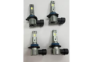 RCJ 9005 9006 Fog Bulbs for Off-Road Use Only, IP67 Waterproof, Cool White, Pack of 4
