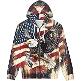 PUNUVOMY Mens Hoodies Zip up Cool 3D Skull Print Hoodie Long Sleeve Casual Sweatshirts with Pocket