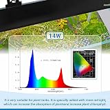 hygger Clip On Full Spectrum Aquarium Light 14W Day Night Timers 60LED view 5