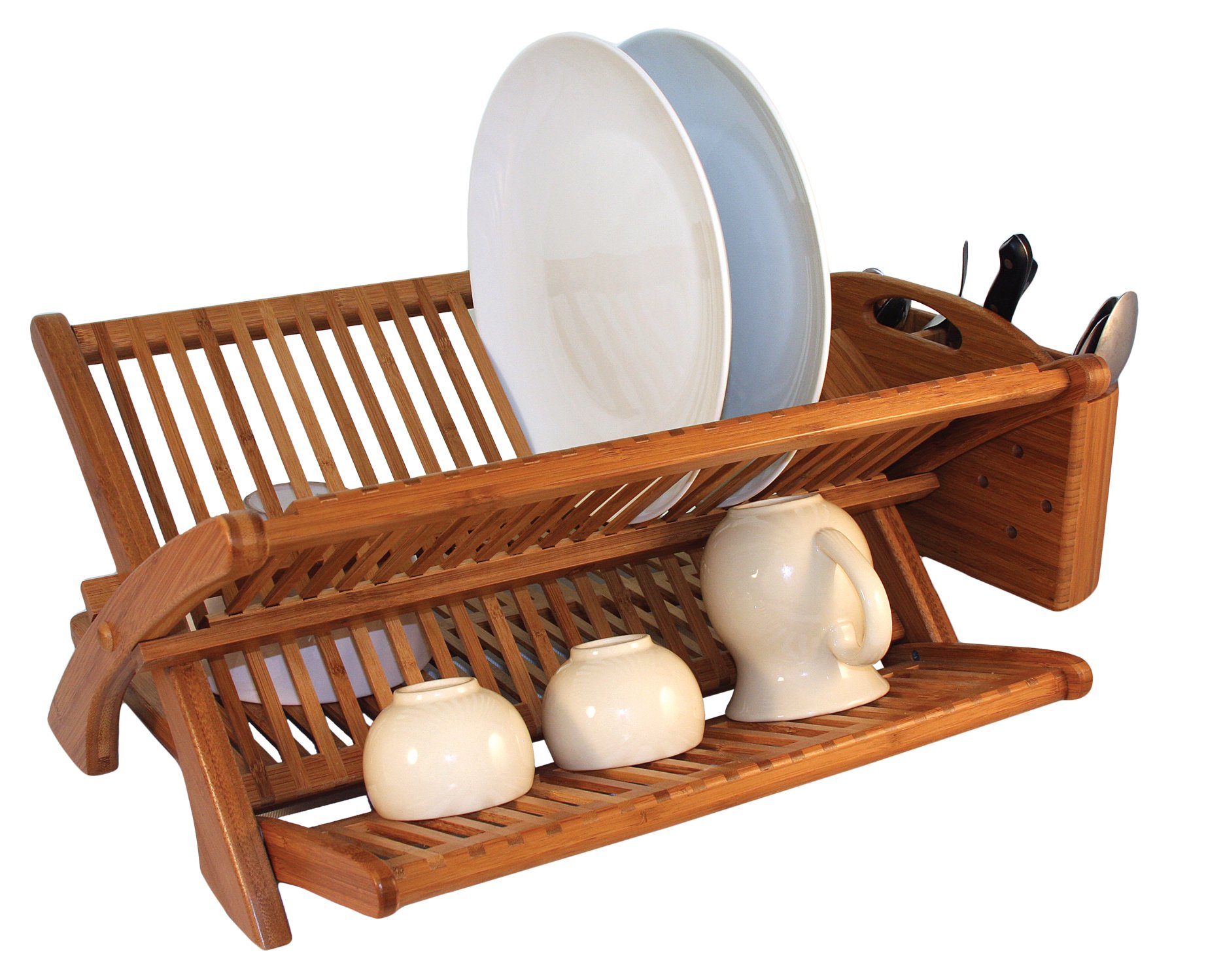 Totally Bamboo "Eco Utensil, Flatware and Cutlery Drying Caddy Eco Dish