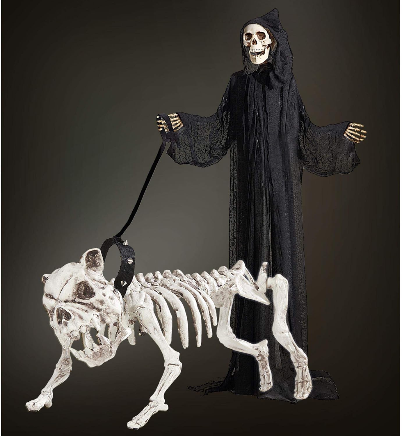 Widmann 01373 ? Skeleton Dog with Lead, 45 cm, Off-white - Image 3
