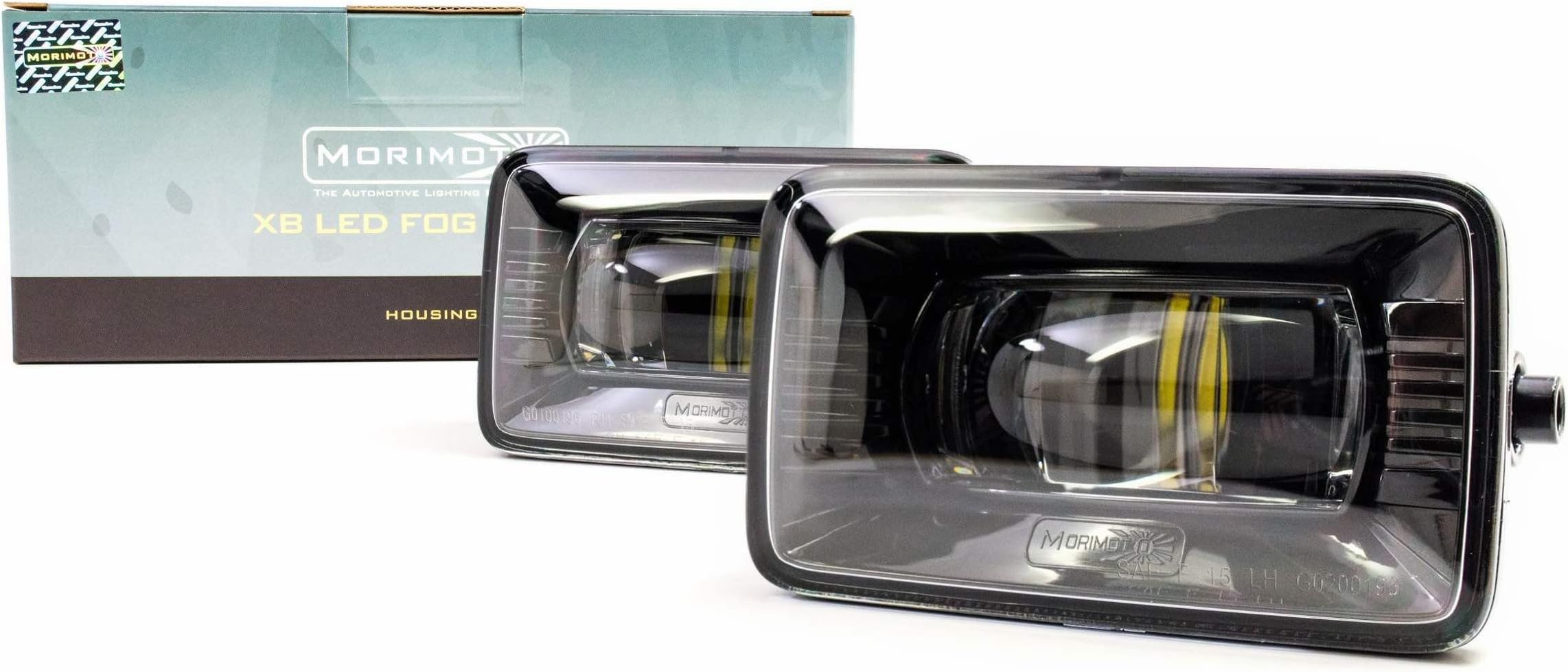 fits 2017 2018 Ford F250 F350 SUPER DUTY Morimoto Projector LED Fog Light replacement Clear Lens 5500K