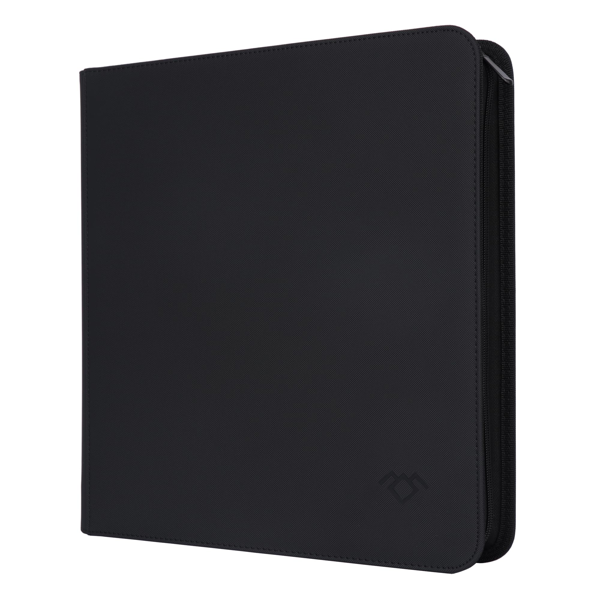 Photo 1 of GrinOwl 12 Pocket Trading Card Binder, Fits 912 Trading Cards 900+ Pockets Ringless Trading Card Album Folder for TCG (Black), gr12912