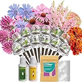 inbloom 12-Pod Flower Seed Pod Kit for AeroGarden, iDOO, Ahopegarden, MUFGA Hydroponic Growing System, Included French Marigold, Snapdragon, Dwarf Petunia, Coneflower, Dahlia, Cornflower, 400+ Seeds