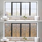 rabbitgoo Rainbow Window Film Privacy Film for Glass 60x200cm Static Cling view 9