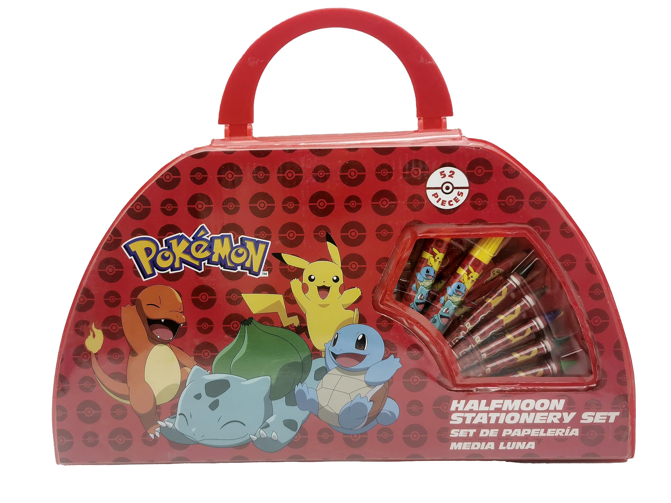 CYPBRANDS Pokemon Activity Set 52 Pieces in Suitcase, red, One Size