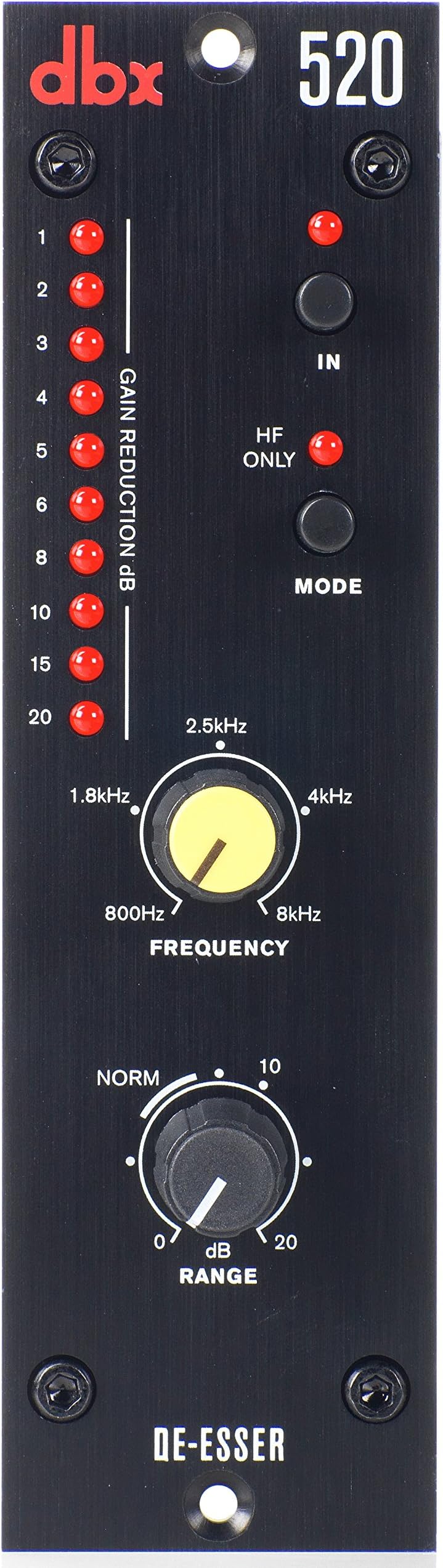 dbx 520 Compact, Professional De-Esser