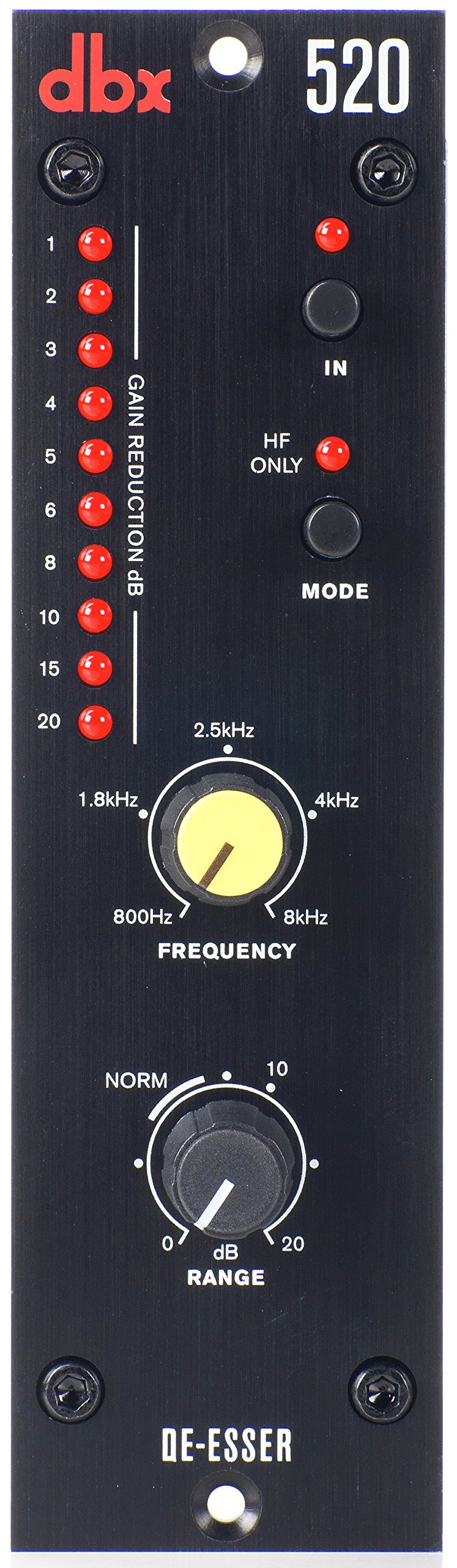 dbx 520 Compact, Professional De-Esser