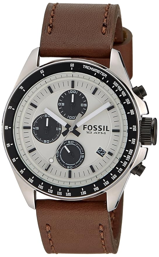 Buy Fossil Chronograph Silver Dial Men's Watch CH2882 Online at Low