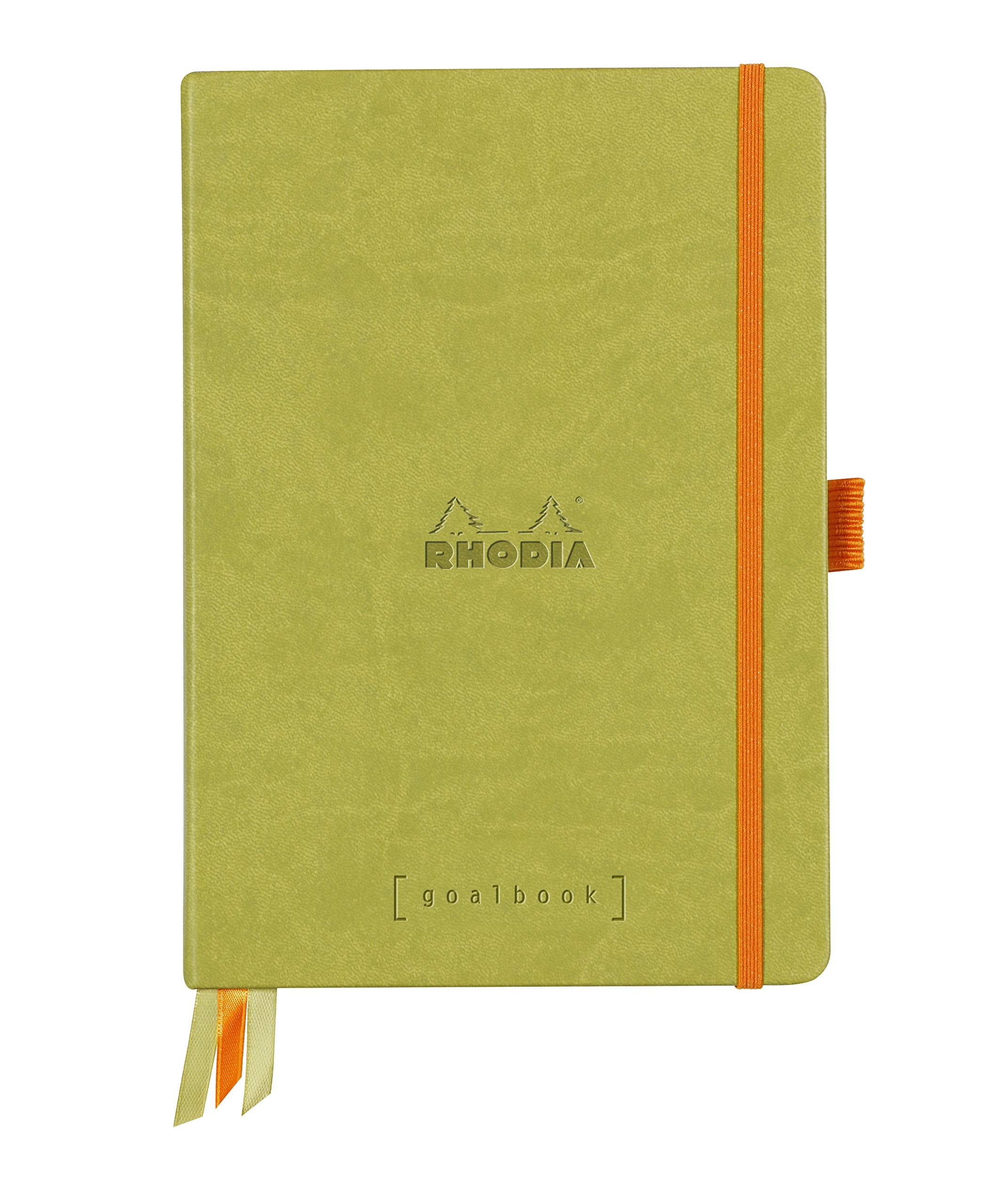 Rhodia Hardcover Goal Book, A5, Dot - Anise Green