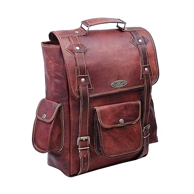 womens leather backpack with laptop compartment