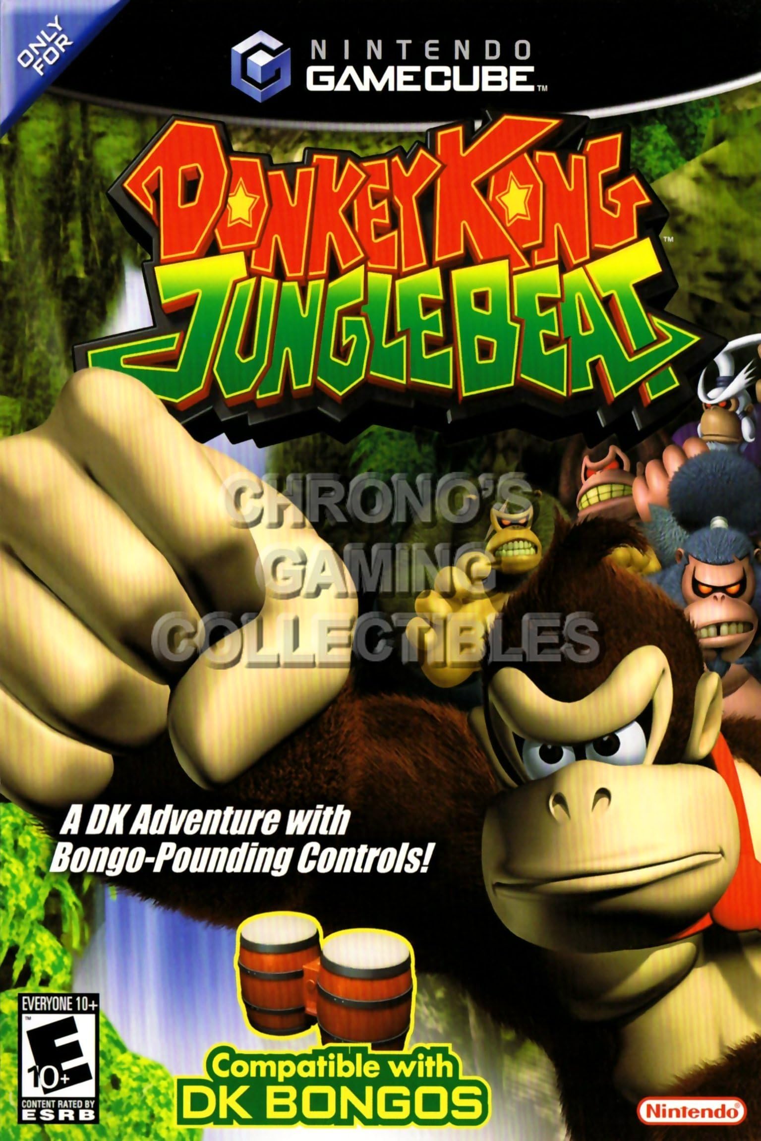 CGC Huge Poster - Donkey Kong Jungle Beat - Nintendo GameCube GC - NGC010 (24" X 36")
