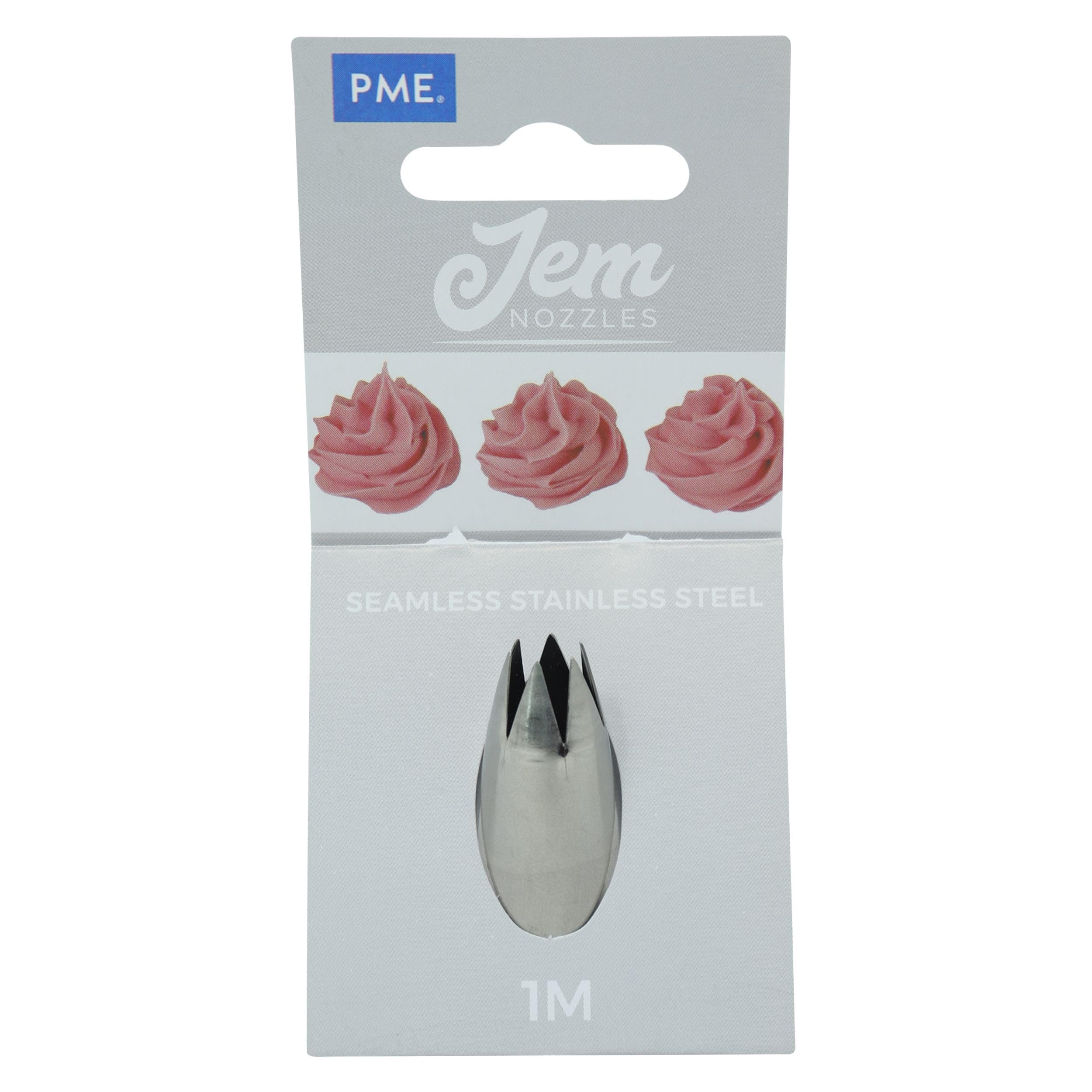 JEM Small Open Star Savoy Nozzle #1M (Carded)