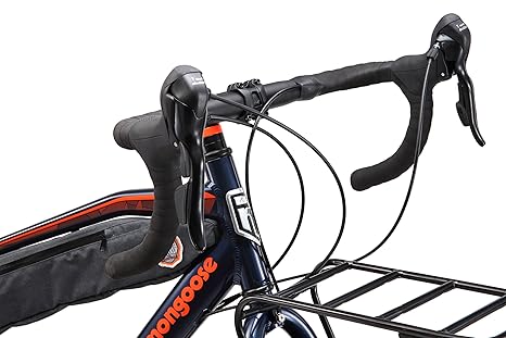 mongoose men's elroy adventure bike 700c wheel bicycle