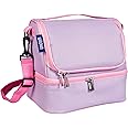 Wildkin Two Compartment Insulated Lunch Bag for Kids – School & Travel Ready - Lilac
