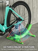 ROCKBROS Bicycle Floor Parking Rack Stand 26-80mm Tire Width Indoor Outdoor view 4