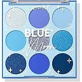 ColourPop Blue Moon Eyeshadow Palette - Monochromatic Blue Shadow Palette with Matte, Metallic and Duochrome Finishes - High-Pigment Eye Makeup with a Long-Wearing Formula (0.3 oz)