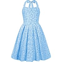 Amazon.com: HOZIY Juniors Summer Dresses Girls Blue Floral Easter Summer  Spring Cute Boho Beach Sundress Little Kids Birthday Wedding Guest Short  Dress Size 7-8: Clothing, Shoes & Jewelry