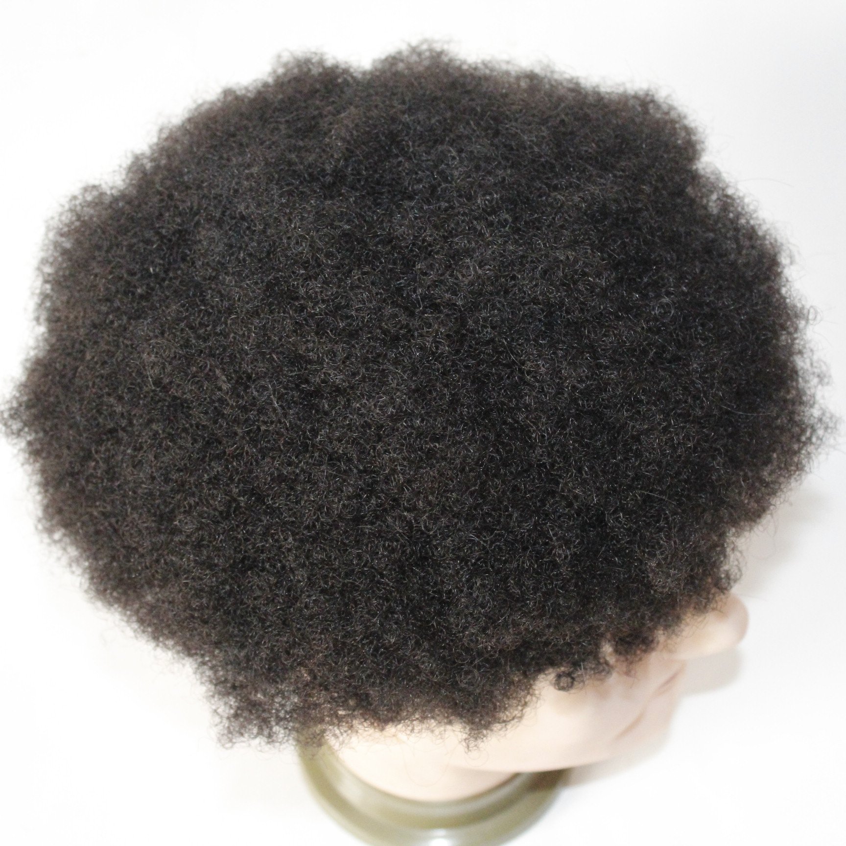 Lumeng Afro Toupee For Black Men Human Hair Black Mens Curly
