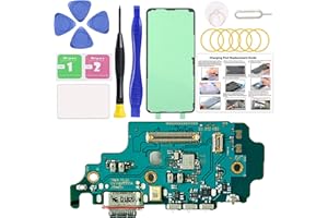 BATLABB for Galaxy S21 Ultra USB Charging Board Port Replacement, SM-G998U SM-G998U1 Type C Dock Board Connector for Samsung S21 Ultra with Tools & Instruction
