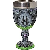 Enesco Disney Showcase Sleeping Beauty Maleficent Decorative Chalice Goblet, 7.09 Inch, Multicolor