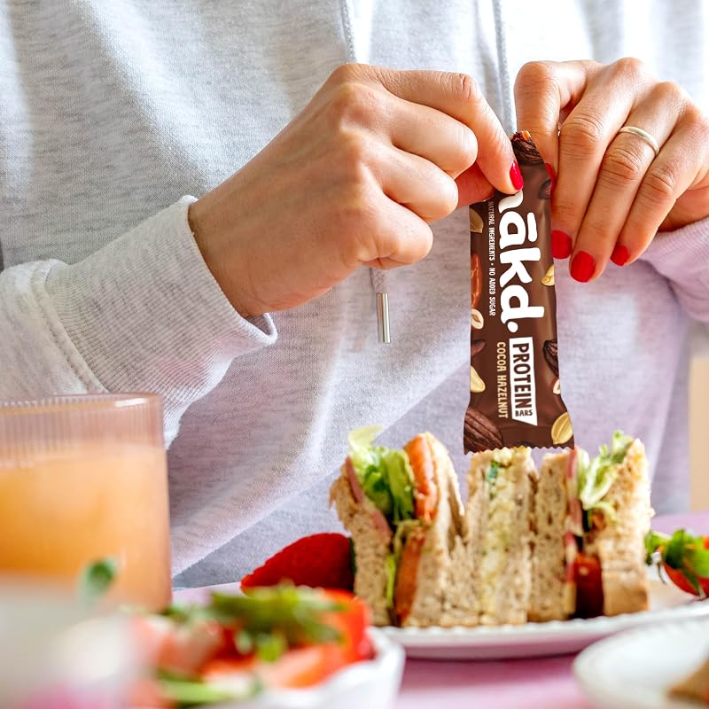 Protein Cacao Avellana | Barritas Raw | 16 x 45g (720g)