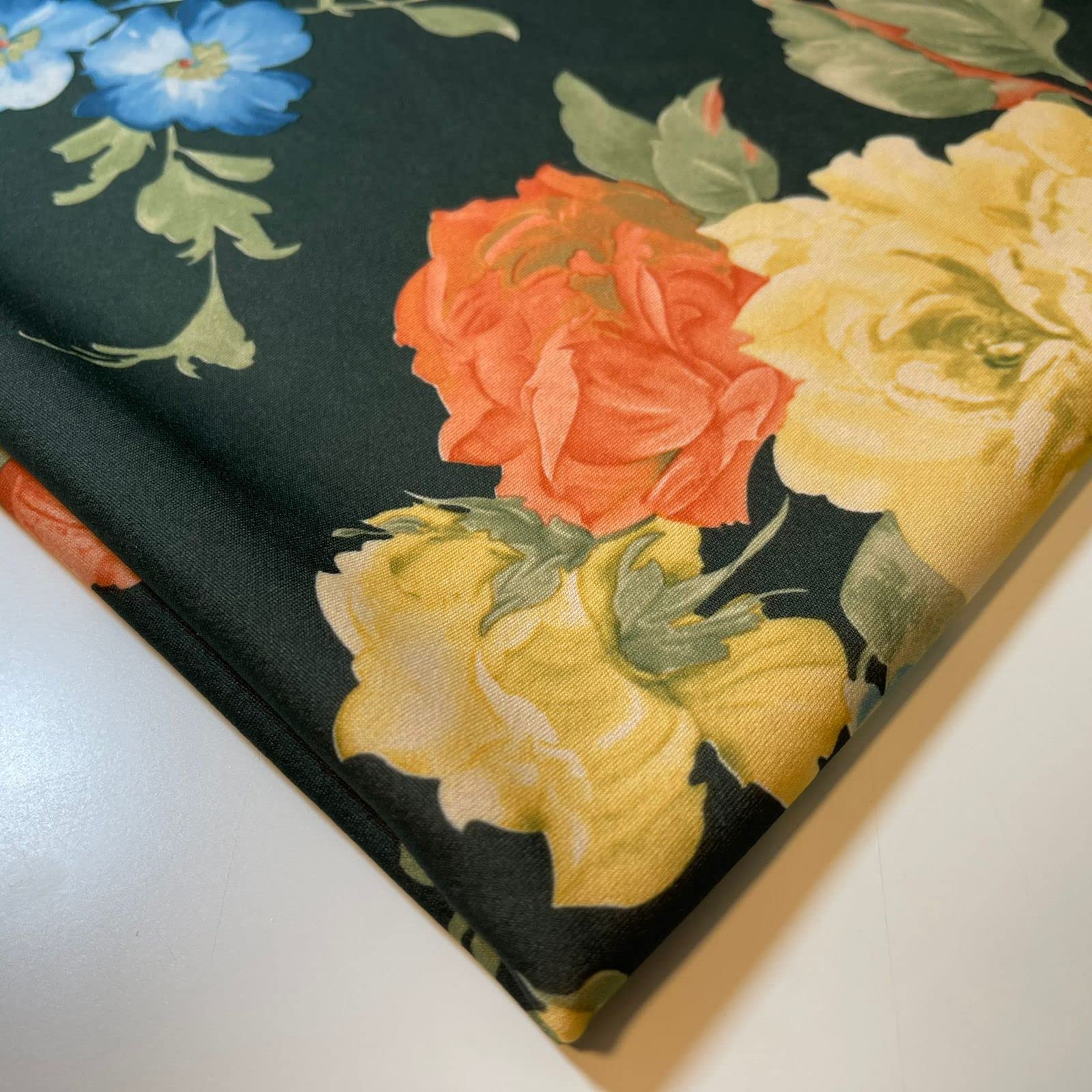 Floral Floral ITY Jersey Fabric Elastane 4-Way Stretch 58" Fashion Dress by The Meter (Bottle Floral)