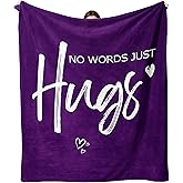 Hudodmn Get Well Gifts for Women, Healing Hug Blanket, Inspirational Feel Better Gifts for Women, Memorial Sympathy Gifts for Loss of Loved One, Thinking of You Condolence Gifts Throw Blanket 60"X50"