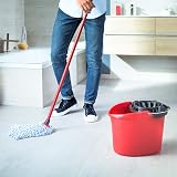 Vileda SuperMocio Microfibre and Cotton Mop and Bucket Set 28.3cm 40cm view 2