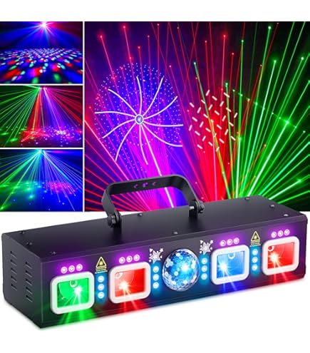 Amazon.com: ADJ Products, Sweeper Beam Quad LED, Colored LED Beams