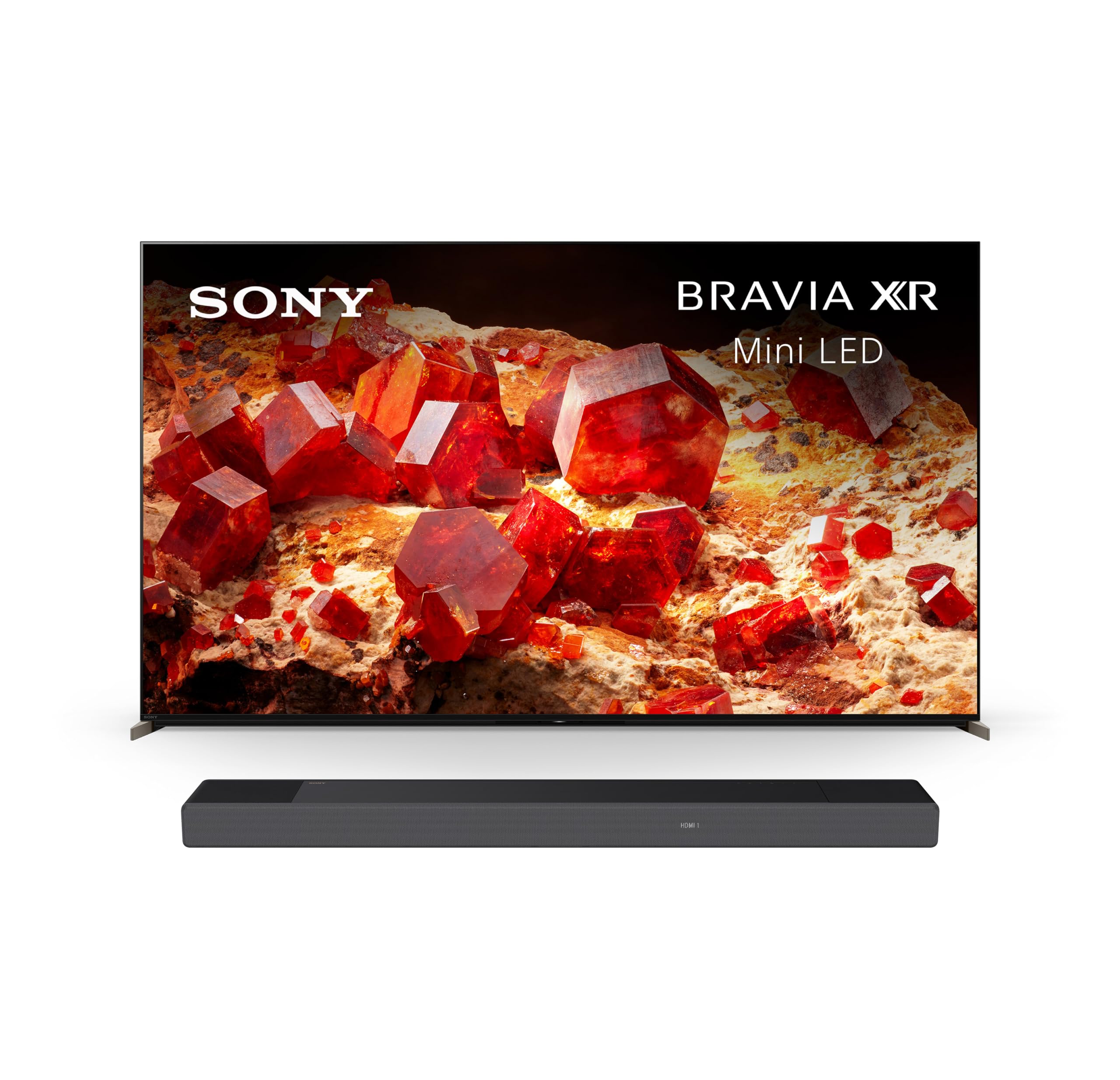 Sony 65 Inch BRAVIA XR X93L Mini LED 4K HDR Google TV HT-A7000 7.1.2ch Dolby Atmos Sound Bar