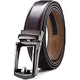 CHAOREN Mens Dress Belt - Ratchet Belt Leather 1 1/4" Comfort Click - Perfect Companion to Mens Dress Shoes