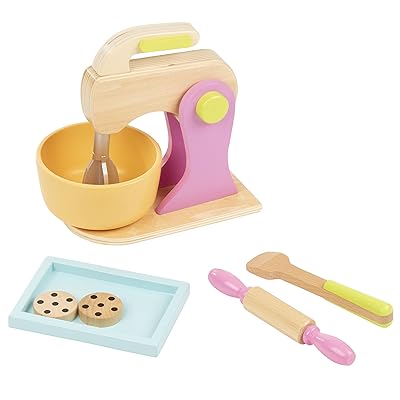 wooden mixer toy