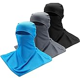 SATINIOR 3 Piece Balaclava Face Cover Sun Protection Neck Cover Summer Balaclava Motorcycle Face Mask for Men Women